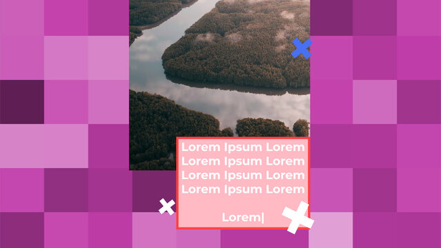 Modern Clean Pixels Horizontal Vertical Slideshow 321