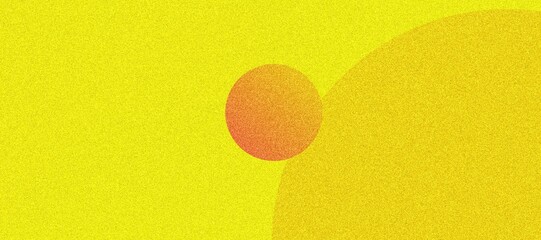 Tropical Abstract Background with Gradient Spheres and Grain Effect