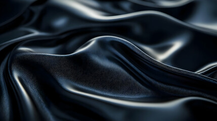 Abstract Black Fabric Texture Illustration