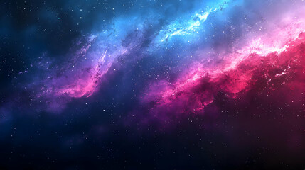 Abstract Background with Stars and Nebula