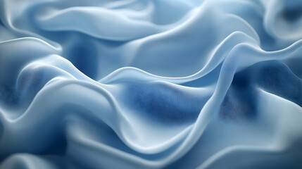 Obraz premium Abstract Blue Background - Wavy Texture and Soft Light