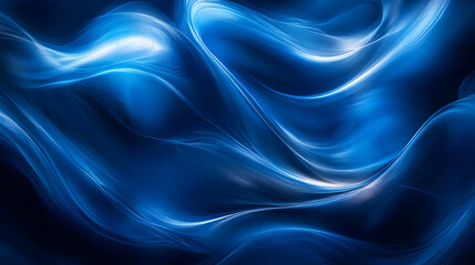 Obraz premium Abstract Blue Wave Background Illustration