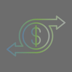 Money Transfer icon Design