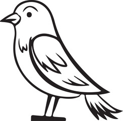 Animals Bird silhouette vector art illustration