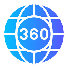 world gradient icon