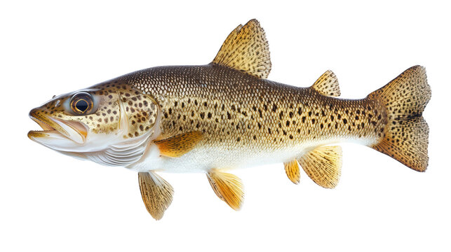 Haddock fish isolated on white transparent