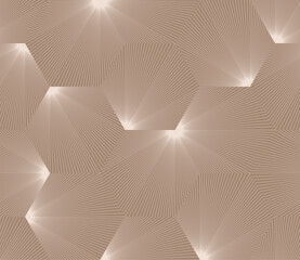 Vector modern seamless geometry pattern, neutral boho beige monochrome print for textile, packaging