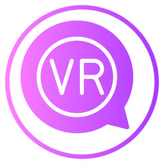 chat gradient icon