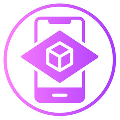 smartphone gradient icon