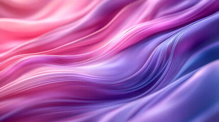 Obraz premium Abstract Purple and Pink Wavy Background Illustration