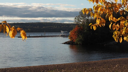 lake and boat