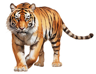 Fototapeta premium PNG Tiger wildlife animal mammal.