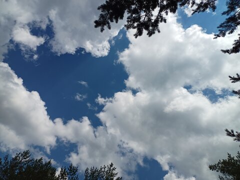 clouds in the sky