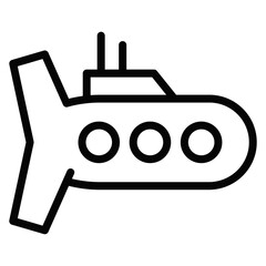 Submarine Vector Icons