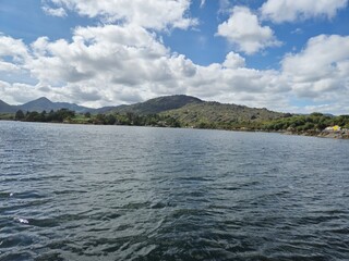 Peaceful River Waterscape With Serene Reflections And Gentle Waves