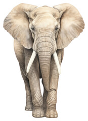 Obraz premium PNG Africa elephant wildlife drawing animal.