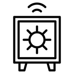 Smart Safebox Vector Icons