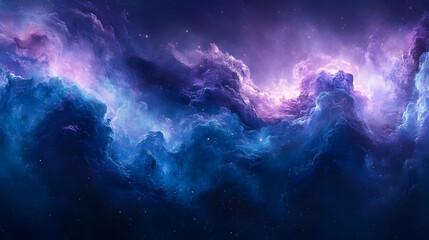 Fototapeta premium Cosmic Clouds Abstract Background