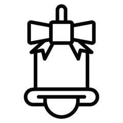 Christmas Bell Vector Icons