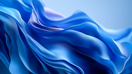 Obraz premium Abstract Blue Swirling 3D Background
