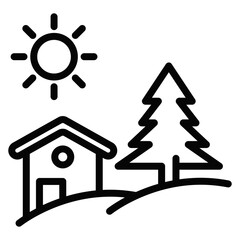 Christmas Morning Vector Icons