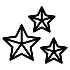 Christmas Star Vector Icons
