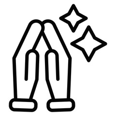 Thankful Sign Vector Icons