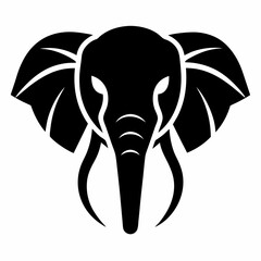 elephant head silhouette