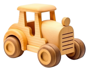 PNG Vehicle toy tractor cartoon.