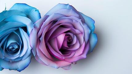 Obraz premium Rose bouquet with holographic effect,