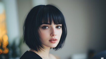 Pageboy haircut for brunettes, short haircut