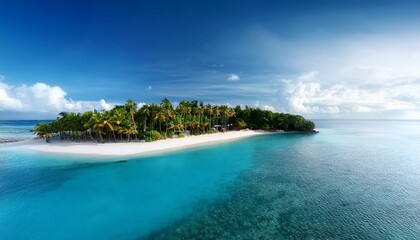 Fototapeta premium Aerial views capture serene resort life. 