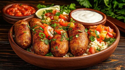 Delicious Middle Eastern sausage dish