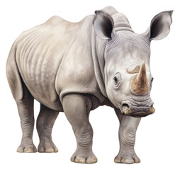 Obraz premium PNG Rhinoceros wildlife elephant animal.