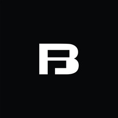 Modern Letter BF or FB Logo Design © SAHA ALOM