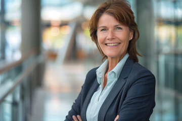 Smiling Mature Professional Business Woman.