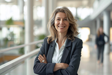 Smiling Mature Professional Business Woman.