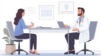 Hiring Nurse Or Doctor At Interview, Generative AI