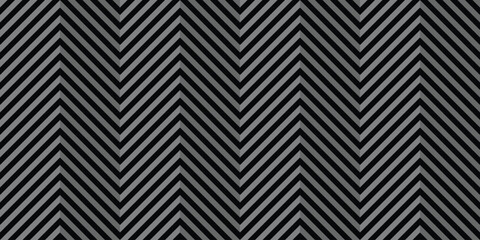 Seamless pattern with black white lines. Op art background. Industrial technologic texture. Vector illustration