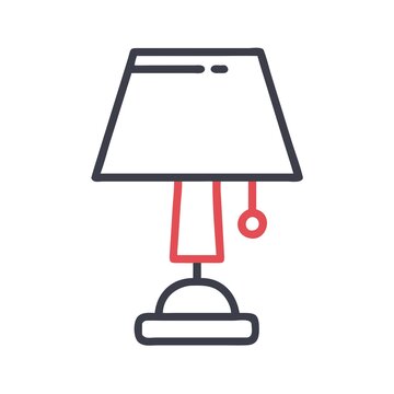 recommend clip art: desk lamp isolated on white background