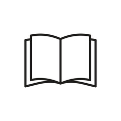 Book icon vector design templates, elegant, simple and modern
