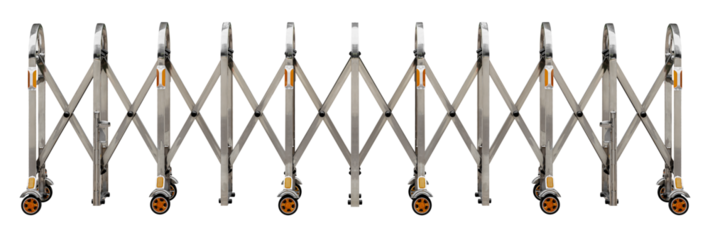 Stainless steel folding gate