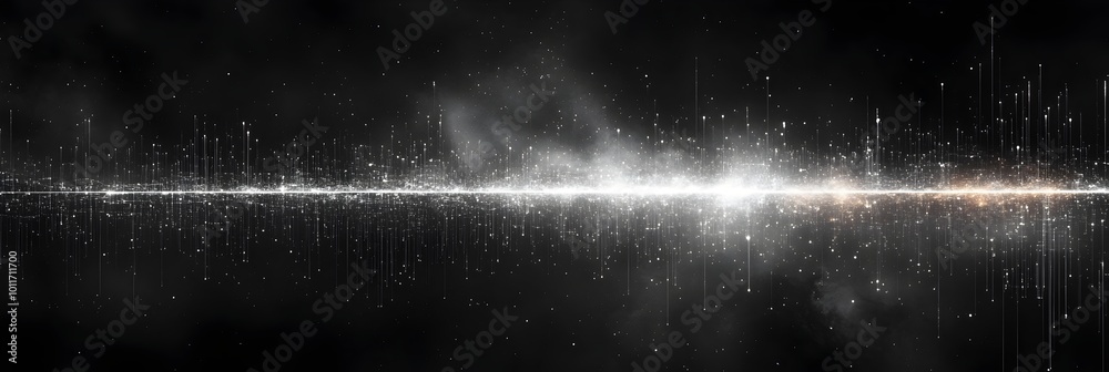 Poster mesmerizing digital depicting a dazzling cosmic explosion,radiating luminous energy that illuminates