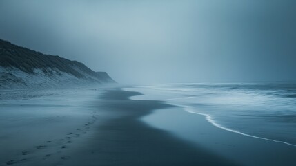 Obraz premium Seashore with Mist
