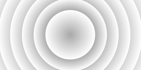 Obraz premium 3d abstract geometric background design with white gradient | Circular shape gradient design with line | Pattern background design with circle 
