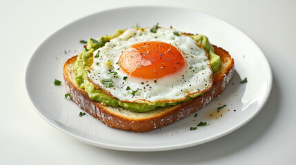 Avocado Toast and Sunny-Side-Up Egg: A Perfect Morning Combo
