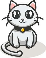 nice cat illustration