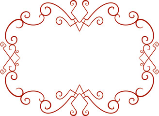 classic vintage carved ornament element design