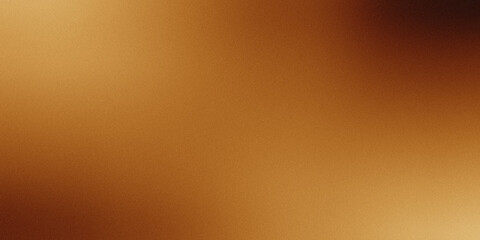 Obraz premium Gradient orange brown ocher copper blur diffuse noise grain texture retro old vintage effect abstract background banner wallpaper