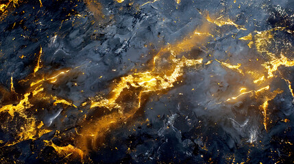 Abstract background image featuring dark blue and golden yellow textures, resembling molten lava or cosmic energy patterns.